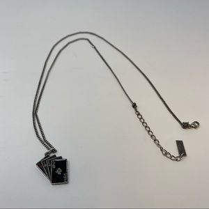 Saint Laurent Cards Necklace